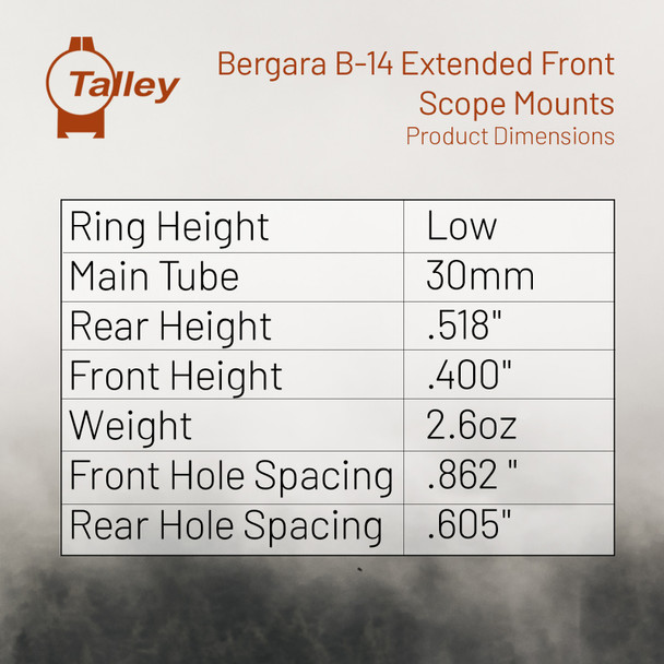 product variation TALLEY 1-Piece 30mm Low Base & Ring Set For Remington 700 (73X700) image