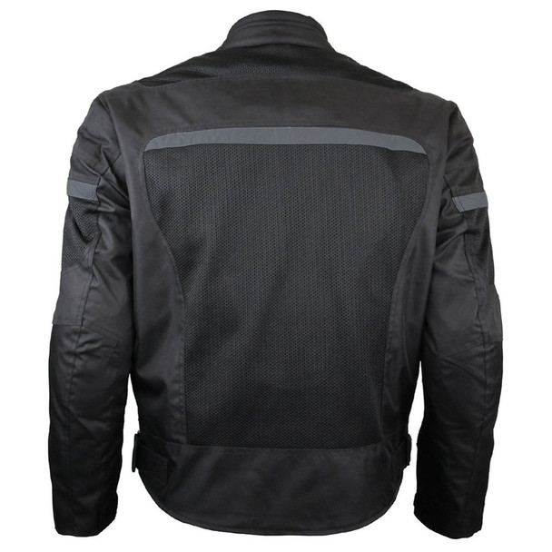 product variation VANCE LEATHERS USA Men's Advanced 3-Season Mesh/Textile CE Armor Motorcycle Jacket image