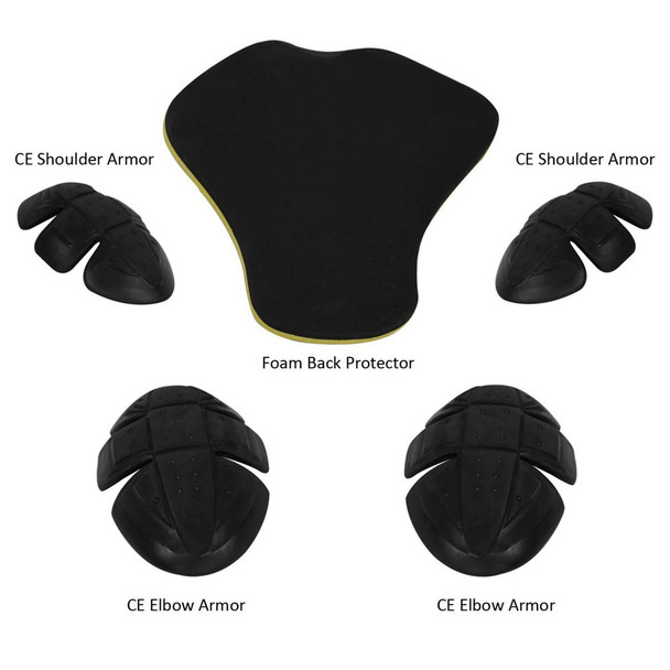 product variation VANCE LEATHERS USA Men's Advanced 3-Season Mesh/Textile CE Armor Motorcycle Jacket image