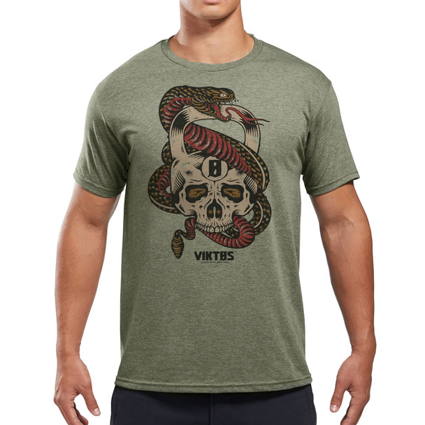 product variation VIKTOS Kettle Skull Sage T-Shirt image