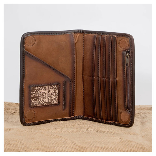 STS RANCHWEAR Magnetic Cowhide Wallet STS31168