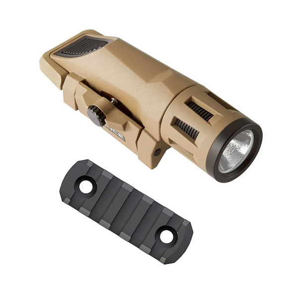 INFORCE WML White Gen2 400 Lumens Flat Light With Magpul M-Lok 2.5in Rail (W-06-1+MAG590)