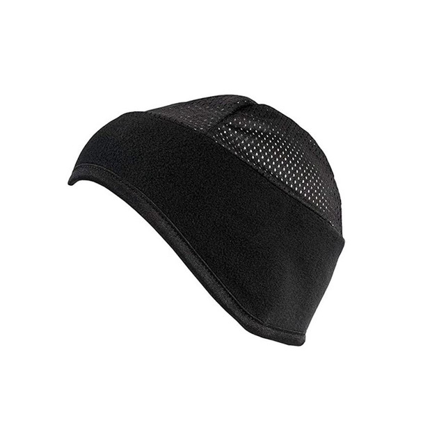 product variation Back on Track black fleece headband with mesh top and Welltex image