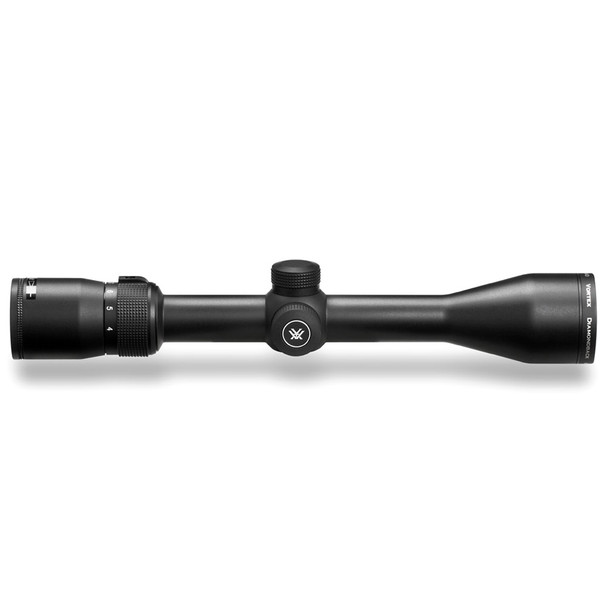 product variation VORTEX Diamondback 4-12x40mm Riflescope w/ High 1in Scope Rings, Black Camo Hat and Microfiber Cloth (VOR-DBK-04-BDC+RING-H+121-53-BCA+MF) image
