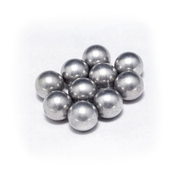 RIOT BALLS 100 Count X 0.43 Cal 1.9 Grams Each Solid Aluminum Self Defense Less Lethal White Paintballs (600179007277)