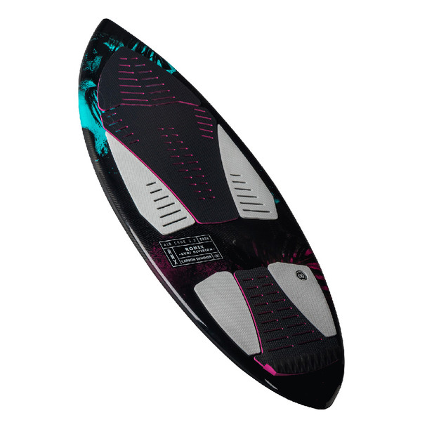 RONIX Womens Carbon Air Core 3 Skimmer 4ft4in Black / Mint / Coral Wakesurf (212470)