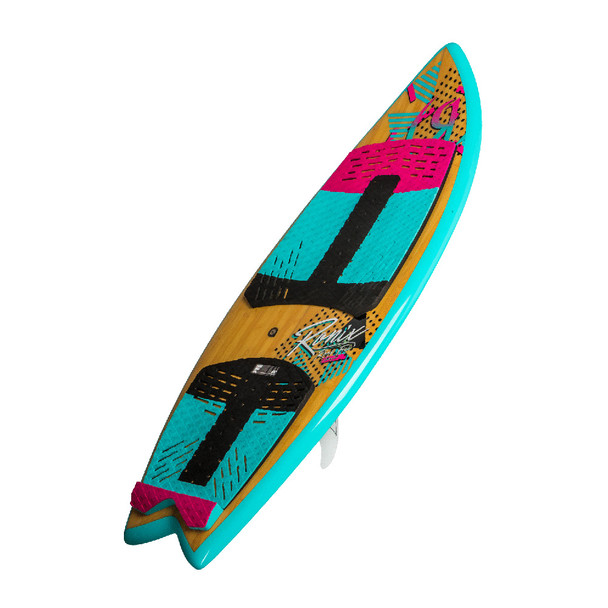 RONIX Womens Koal Classic Fish 4ft5in Pink / Mint / Black Wakesurf (212472)