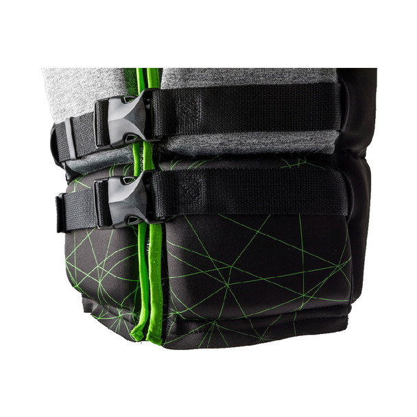 product variation RONIX Drivers Ed Capella 3.0 CGA 75-125lbs Black / Lime Life Vest (214170) image
