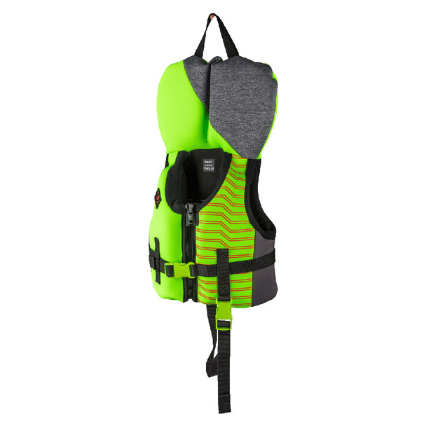 RONIX Boys Vision CGA Inf /Toddler Up to 30lbs Lime Heather Life Vest (214180)