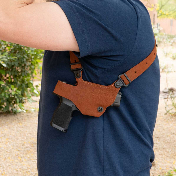 product variation GALCO Classic Lite 2.0 Right Hand Natural Tan Shoulder System For Glock 17/19/22/23 (CL2-224) image