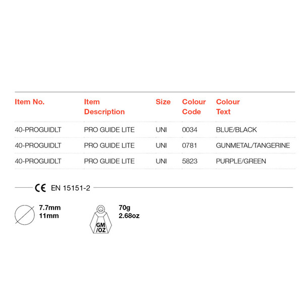 product variation WILD COUNTRY Pro Guide Lite Gunmetal/Tangerine Belay Device (40-PROGUIDLT-UNI) image