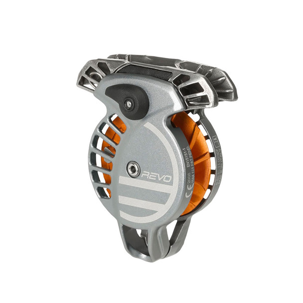 product variation WILD COUNTRY Revo Gunmetal/Tangerine Belay Device (40-REVO-UNI) image
