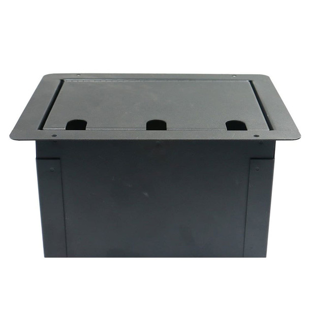 ELITE CORE FBL8+AC Recessed Floor Box With 8 XLRF + Duplex AC with Back Box (FBL8+AC)