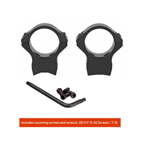 product variation TALLEY 1in Medium Black Anodized Scope Mount for Browning X-Bolt (940735) image