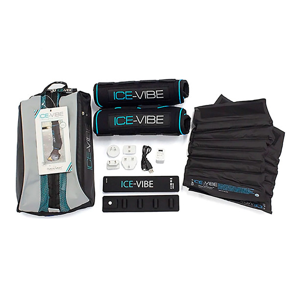 product variation HORSEWARE IRELAND Ice-Vibe Black/Aqua Boot with LED Light (DBHK8V-KDA0-FU) image