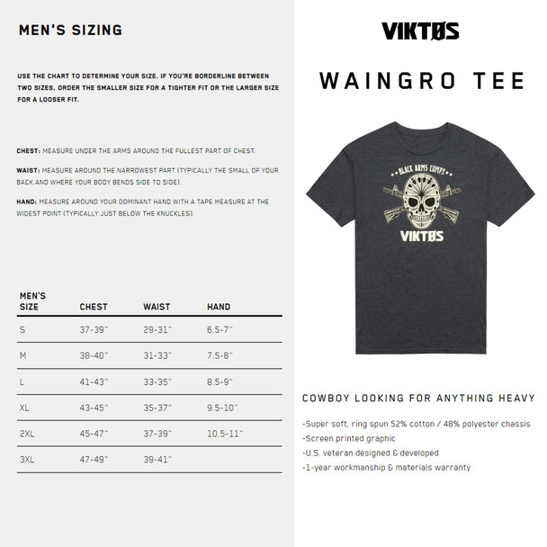 product variation VIKTOS Waingro Charcoal Heather T-Shirt (18100) image