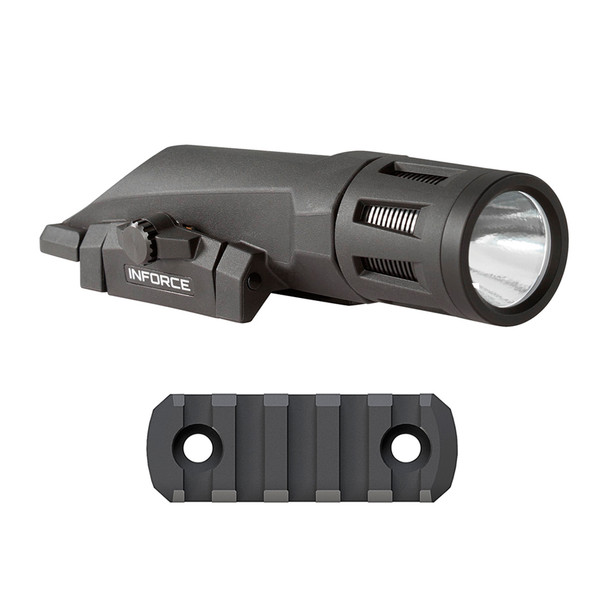 product variation INFORCE WMLx White/IR Gen2 Black Light with MAGPUL M-LOK 2.5in 5 Slot Aluminum Rail (WX-05-2+MAG590) image