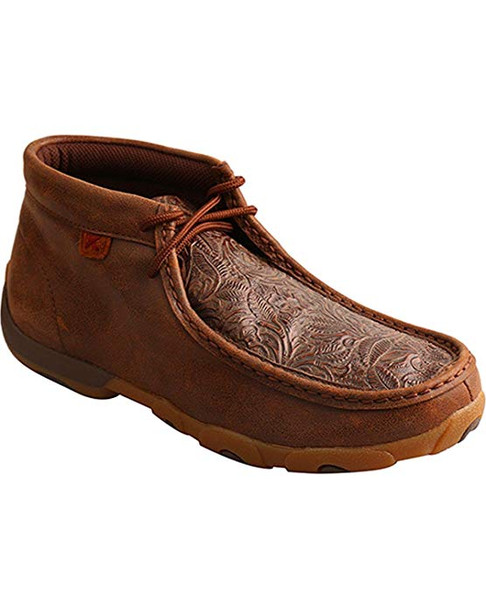product variation TWISTED X Womens Driving Brown/Brown Print Moccasins (WDM0079) image