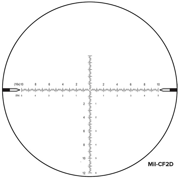 NIGHTFORCE NX8 4-32x50mm F2 ZeroStop .1 Mil-Radian DigIllum PTL Mil-CF2D Riflescope (C640)
