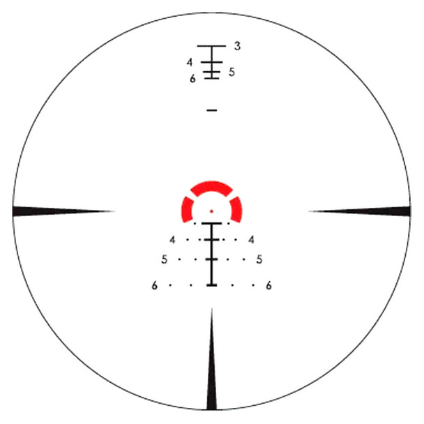 product variation VORTEX Strike Eagle 1-8x24 FFP EBR-8 MOA 30mm Riflescope (SE-1801) image