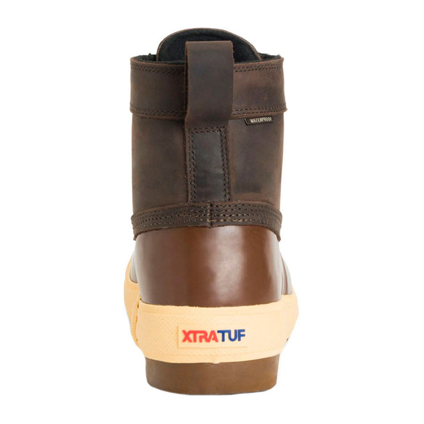 XTRATUF Men 6in Legacy Lace Chocolate Boot LLM6-900-BRN