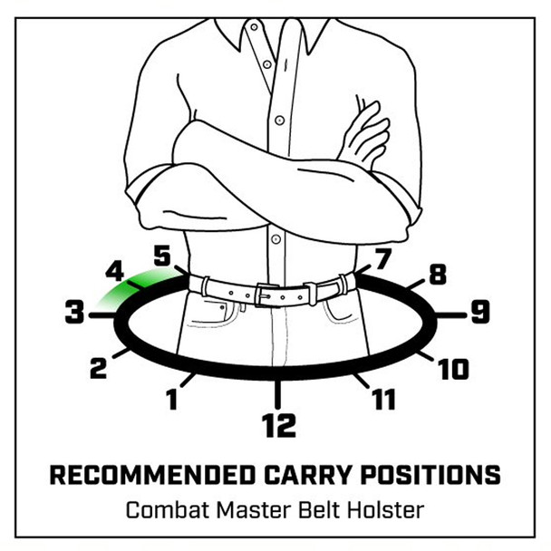 product variation GALCO Combat Master Tan Right Hand Belt Holster For Springfield Hellcat Pro (CM876) image