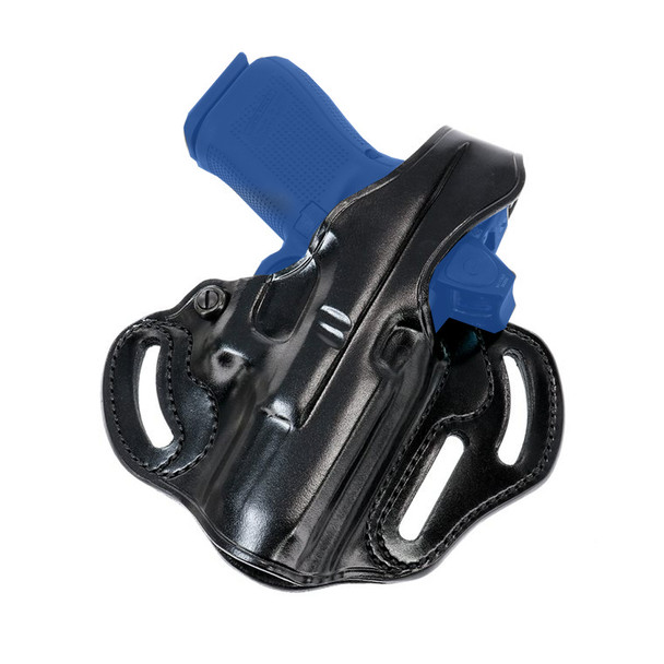 product variation GALCO Cop 3 Slot Strongside/Crossdraw RH Black Belt Holster For Glock 19 w/wo Red Dot (CTS226RB) image