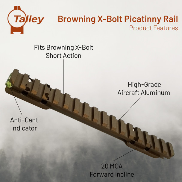 TALLEY Hells Canyon Picatinny Rail P0MHC735ACI