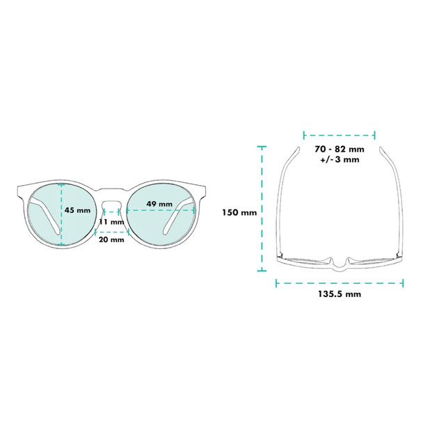 product variation GOODR Nine Dollar Pour Over Sunglasses (CG-TR-BR1-NR) image