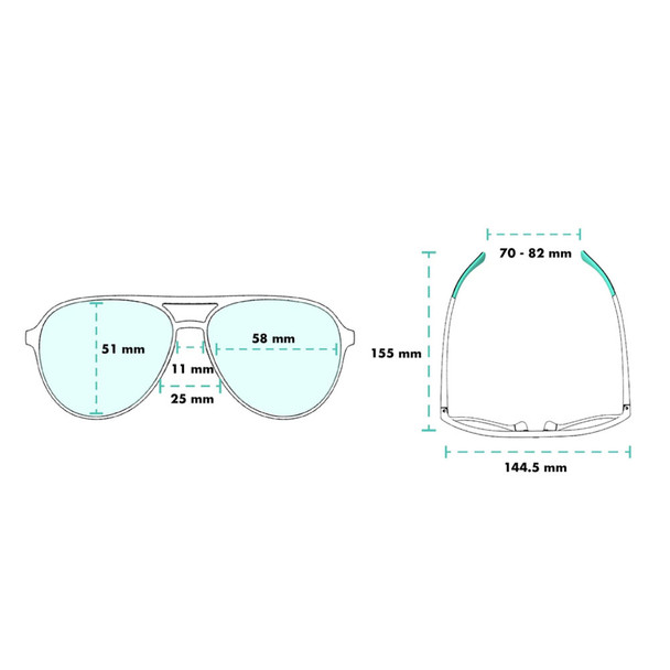 GOODR Poseidon's New Wave Movement Sunglasses (G00053-MG-IB2-RF)