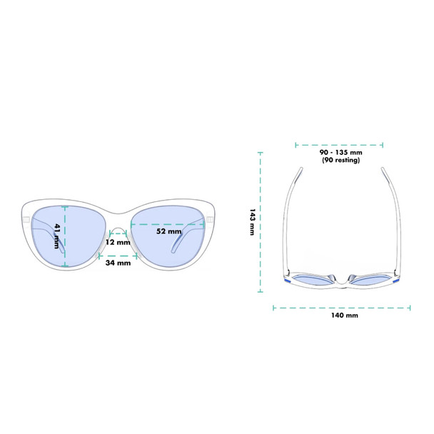 product variation GOODR Runway Breakfast Run To Tiffany's Sunglasses (RG-BK-BK1) image