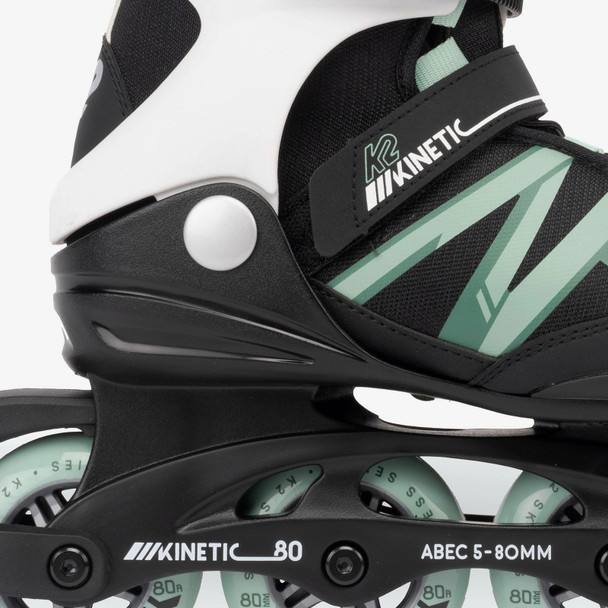 product variation K2 SKATE Women's Kinetic 80 Pro W Black/Sage Skates (I220201001) image
