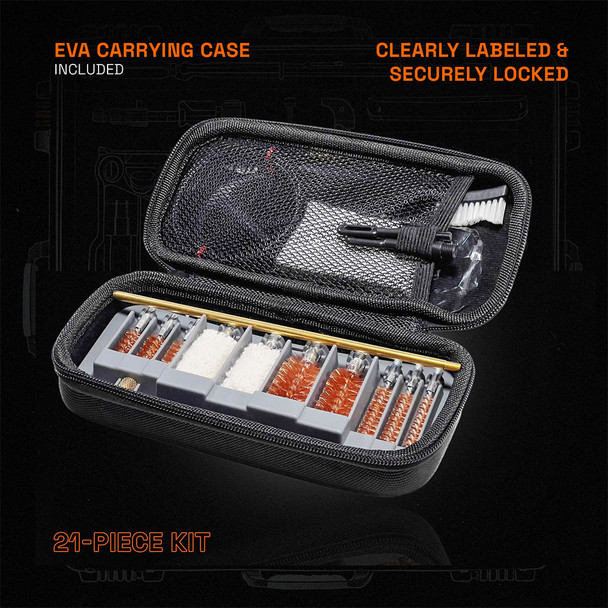 product variation GRITR Universal Multi-Caliber Pistol, Rifle & Shotgun Cleaning Kit w/ Case image