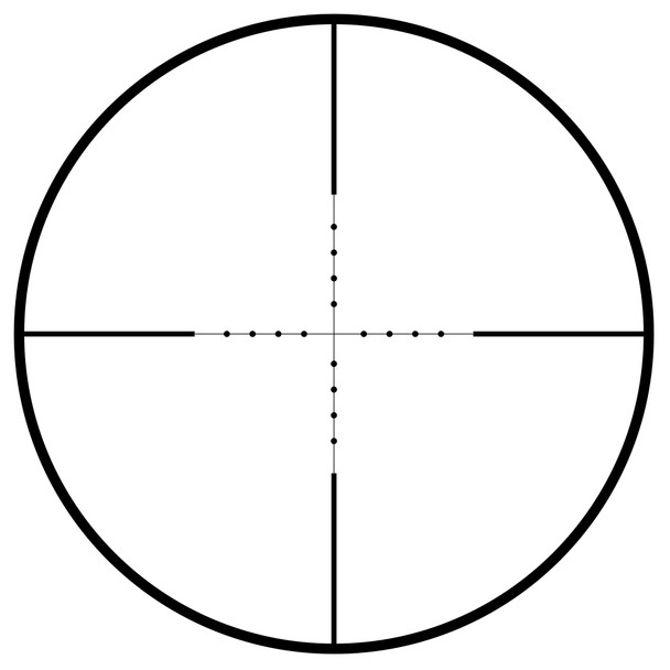 product variation HAWKE Vantage 4-12x40 AO Mil-Dot Riflescope with Match Mount 1in Medium Weaver Scope Rings (14141+22113) image
