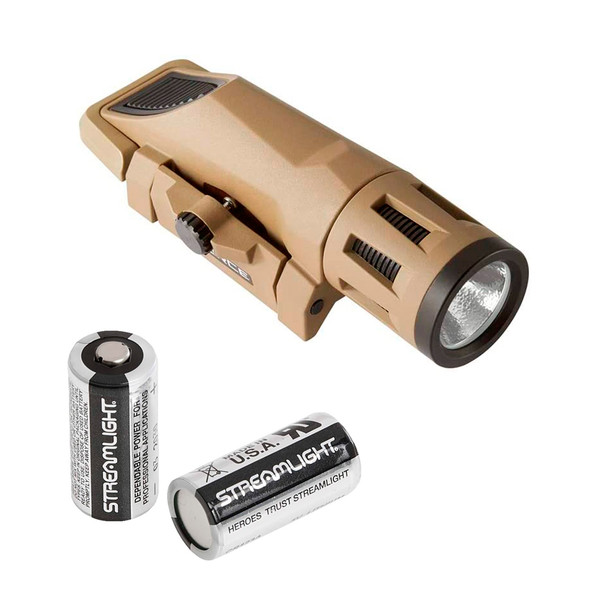 product variation INFORCE WML White Gen2 400 Lumens Flat Dark Earth Light with 2-Pack Streamlight Scorpion Lithium 3-Volt CR123 Battery (W-06-1+85175) image
