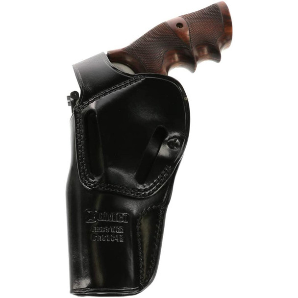 GALCO DAO Strongside/Crossdraw Black RH Belt Holster For Smith & Wesson L-Frame 686 (DAO104B)