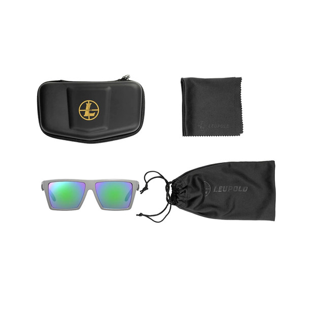 product variation LEUPOLD Refuge Perfomance Matte Gray/Emerald Mirror Eyewear (181278) image