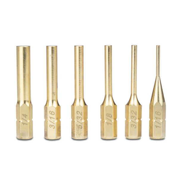 product variation FIX IT STICKS Brass Pin Punch Set (FISPPSB6P) image
