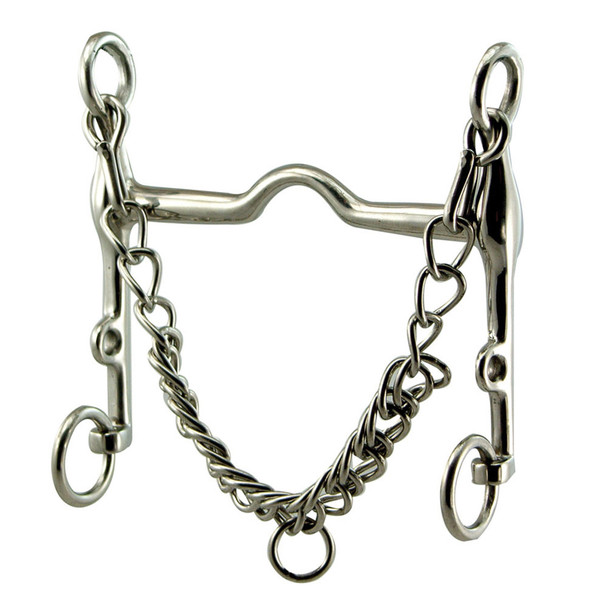 product variation INTREPID INTERNATIONAL Coronet 5" Light Weight Dressage Weymouth Bit (245407) image