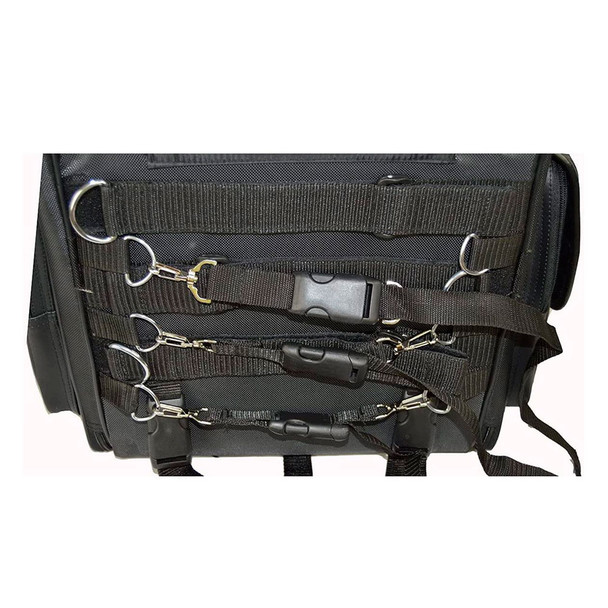 product variation VANCE LEATHERS USA Large Textile 2-Piece Travel Bag/Back Pack (VS1349B) image