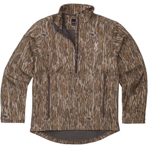 BROWNING Wicked Wing 1/4 Zip Mossy Oak Bottomland Smoothbore Jacket (30167119)
