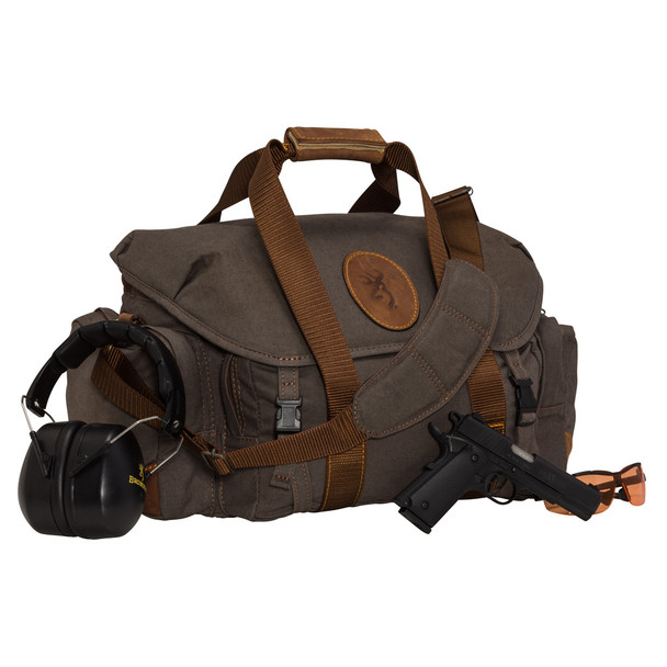 BROWNING Lona Canvas/Leather Flint/Brown Range Bag (121388691)