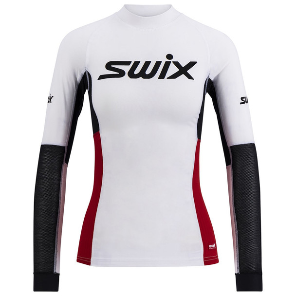 product variation SWIX Women's Triac RaceX Bodywear Bright White LS Top (40836-00000) image