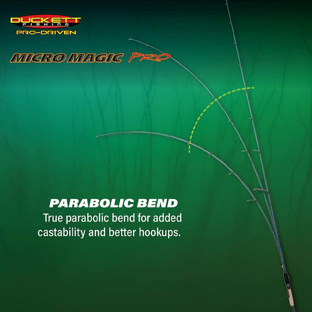 DUCKETT FISHING Micro Magic Pro 7ft3in Medium Heavy Fast Casting Rod (DFMP73MH-C)