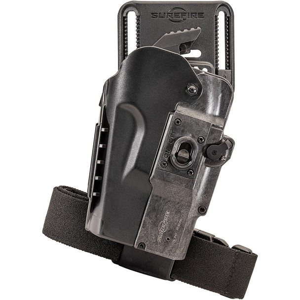 SUREFIRE Masterfire Pro RH Black W/Cover Rapid Deploy Holster (HD1-R-PRO)