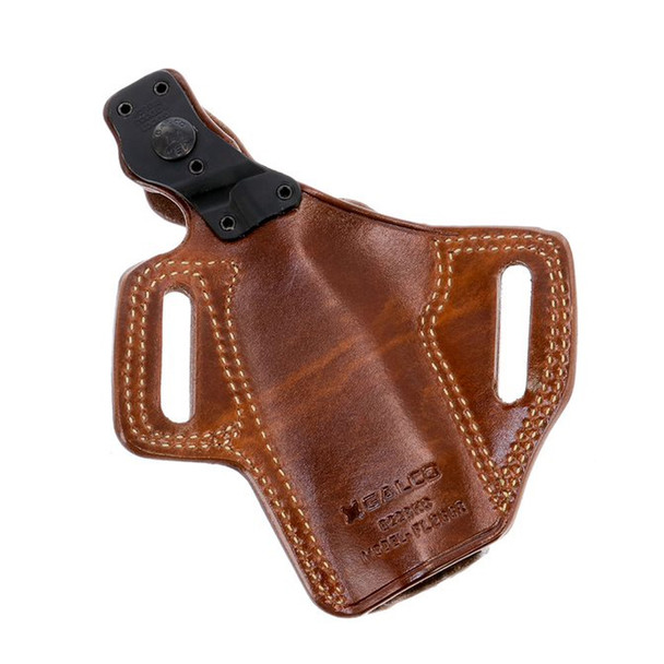 product variation GALCO Fletch High Ride Kimber 4in 1911 w/wo Red Dot Tan RH Belt Holster (FL266R) image