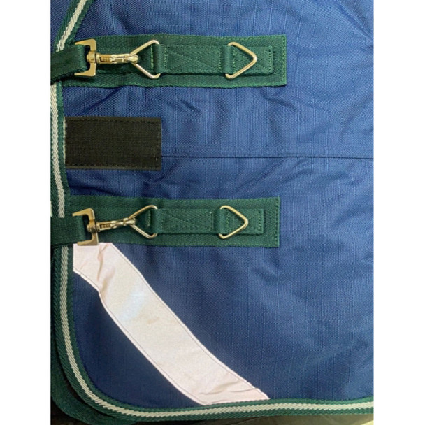 product variation INTREPID INTERNATIONAL Pro-Trainer Navy Turnout Blanket with Detachable Neck Cover (TO68BL0) image