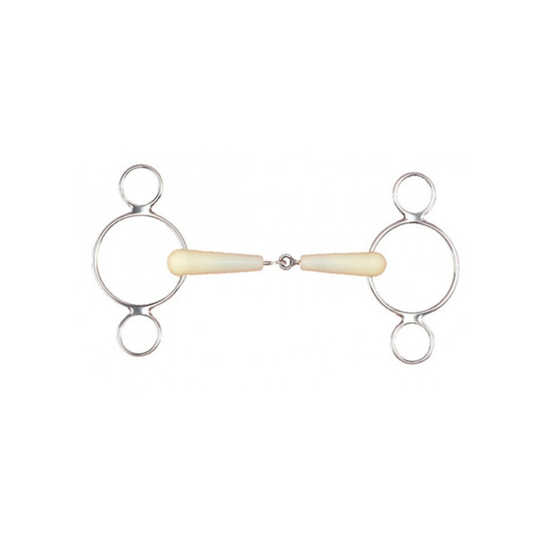 product variation HAPPY MOUTH Jointed 2-Ring Gag Bit (452955SS) image