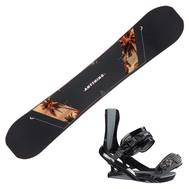 HEAD Anything LYT Snowboard with FX Two Black Snowboard Binding