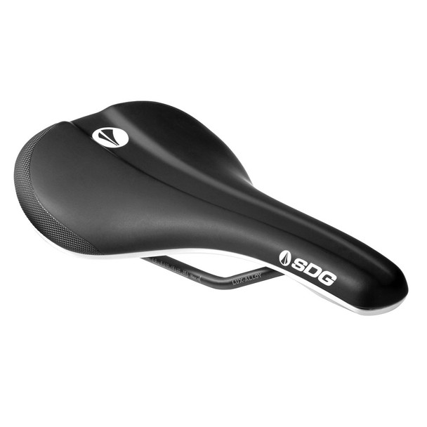 SDG COMPONENTS Bel-Air V3 Lux-Alloy Black/White Saddle (551148-08)